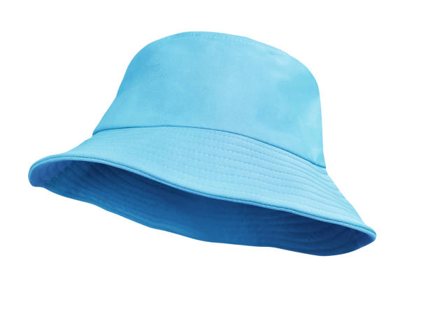istock blue bucket hat isolated on white background 1454586957