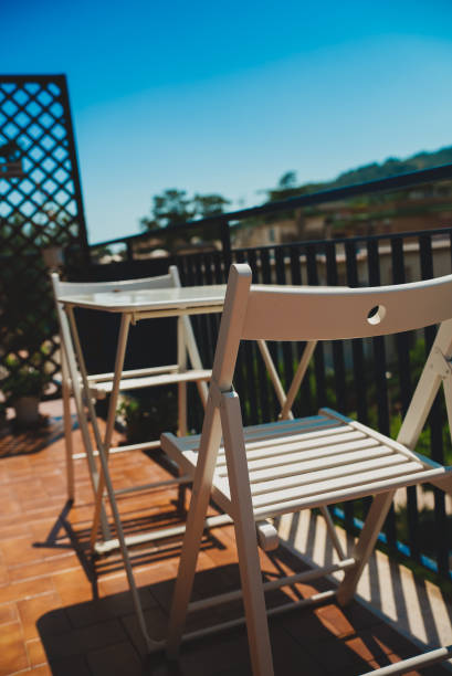 istock Classic balcony in a house in a mediterranean country. 1454591393