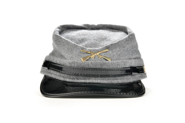 istock American Civil War wool confederate hat isolated on white background 1454592113