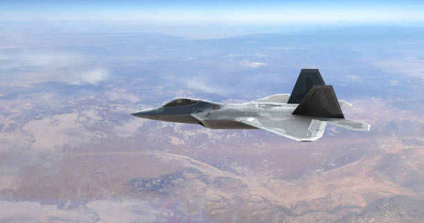 istock Fighter Jet Flying High Above The Clouds. Ready For Air Attack. 1454593064