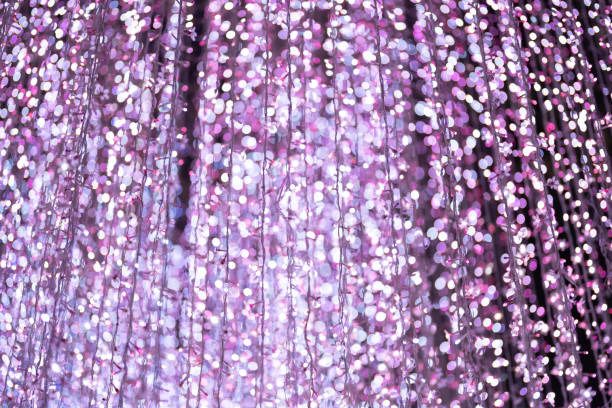 istock Abstract bokeh blurry background for lighting festive celebration concept. illumination 1454605267