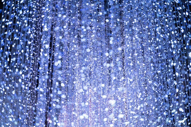 istock Abstract bokeh blurry background for lighting festive celebration concept. illumination 1454605335