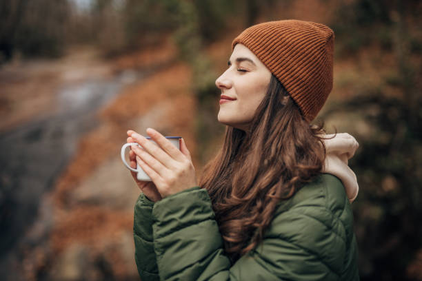 istock Woman enjoying in nature 1454609910