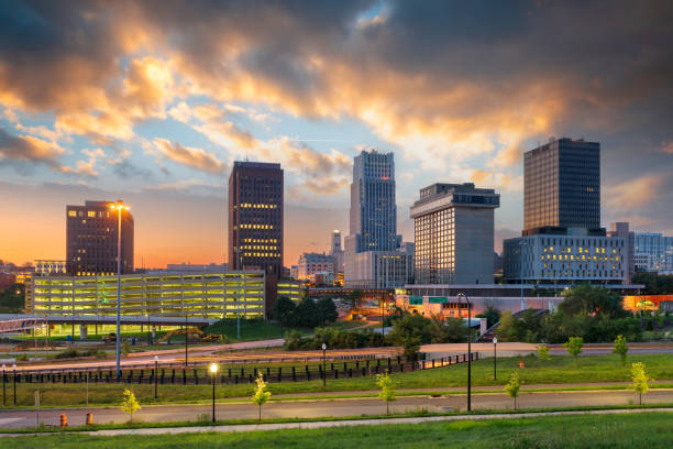 istock Akron, Ohio, USA Downtown City Skyline 1454616018