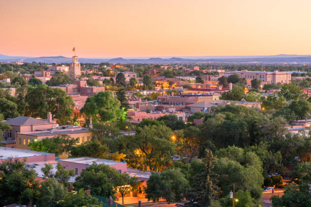 istock Santa Fe, New Mexico, USA Downtown Skyline 1454616211