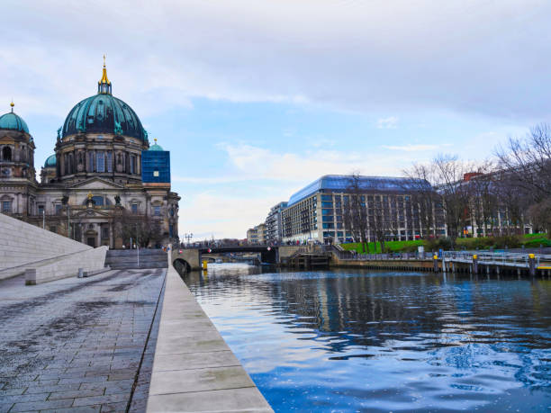 istock Berlin Cathedral, Spree canal and historic buildings, Germany 1454625190