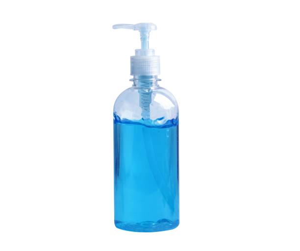istock Blue alcohol sanitizer gel bottle isolated on white background with clipping path for protect Covid-19 Coronavirus virus. 1454632706