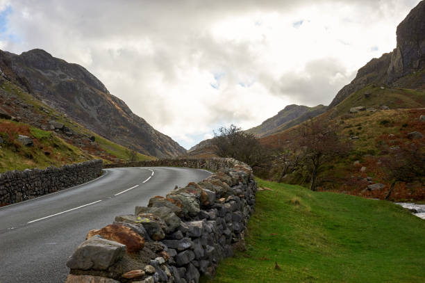 istock Mountain road in Snowdonia 1454638714
