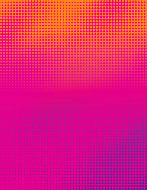 Dot half tone pattern background with motion blur Vector Dot half tone pattern background with motion blur aurora borealis orange stock illustrations
