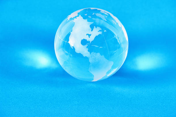 3D Rendering of the planet earth with different views