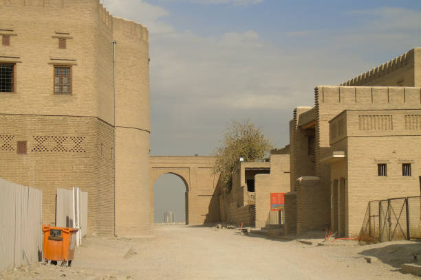 Inside the Citadel of Erbil, Iraq stock photo
