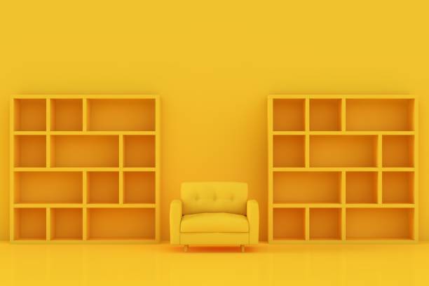 istock 3D Modern living room 1454658793