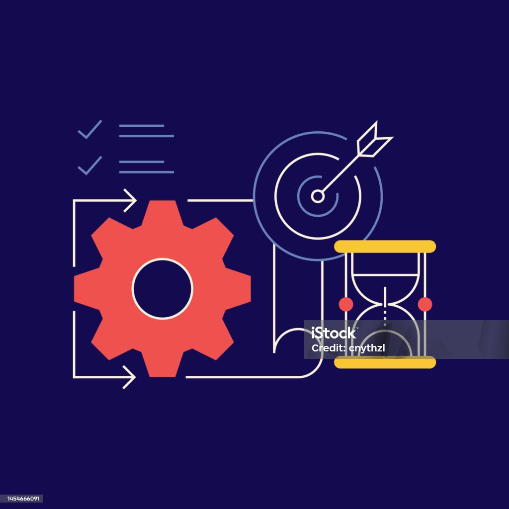 Project Related Vector Project Management Related Conceptual Vector Illustration Business ...