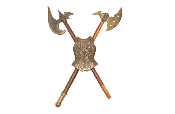 istock vintage knight weapon isolated 1454671723
