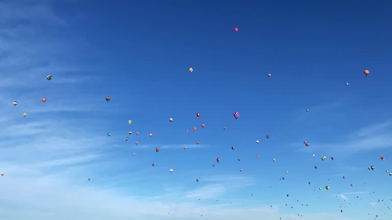 hot air balloon time lapse