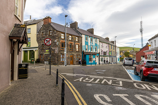 Dingle is a town in County Kerry, Ireland. The only town on the Dingle Peninsula, it sits on the Atlantic coast, about 50 kilometres (30 mi) southwest of Tralee and 71 kilometres (40 mi) northwest of Killarney. Principal industries in the town are tourism, fishing and agriculture.