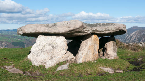 istock Dolmen rocks in Asturias mountain 1454677472