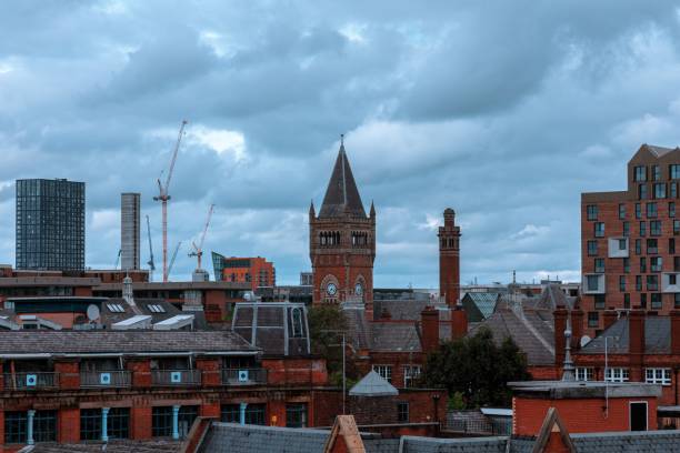 istock High-angle Manchester Prison on a gloomy day with a cloudy sky in the background 1454681612