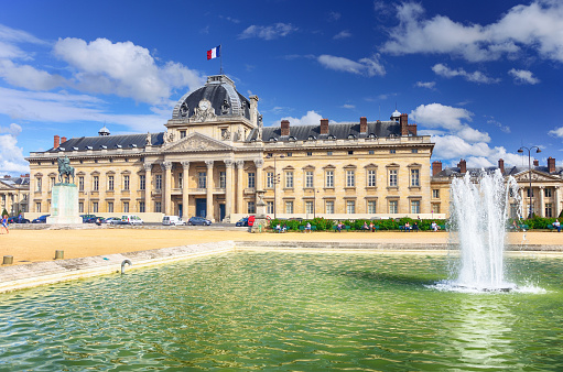 The Ecole Militare (Military college) was founded by Louis XV in 1750, Paris, France