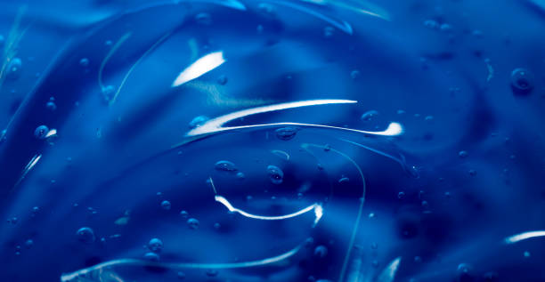 istock blue thick gel background with air bubbles 1454693478
