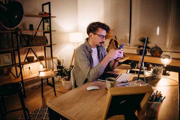 istock Designing in his natural habitat 1454695077