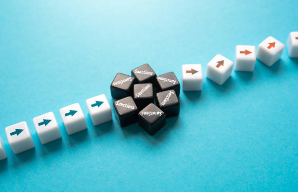 istock Sanctions disrupt the normal course of business. 1454696626