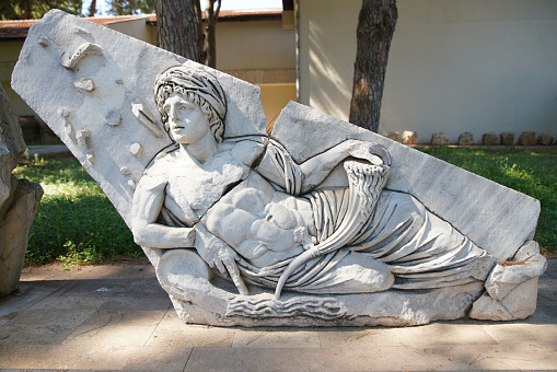 Statue in Antalya Archeological Museum, Antalya City, Turkiye