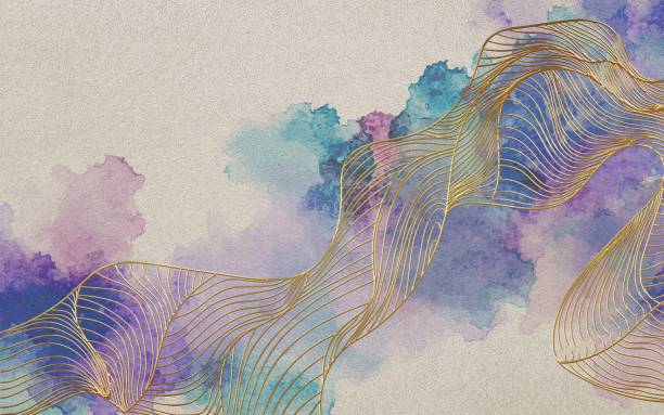 istock Beautiful abstract color design background for wallpapers 1454700713
