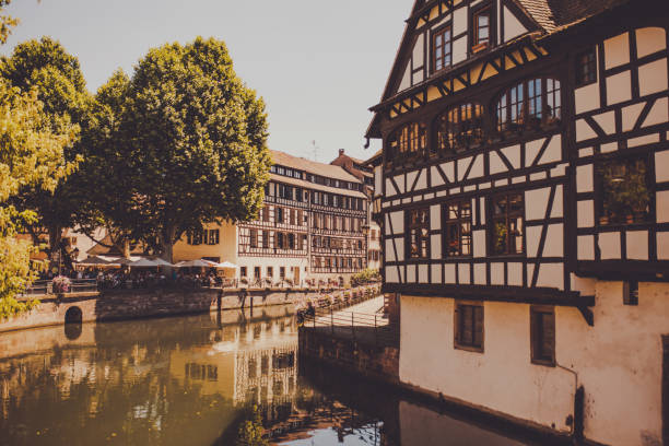 istock Alsace. Old ancient French city Strasbourg 1454701871