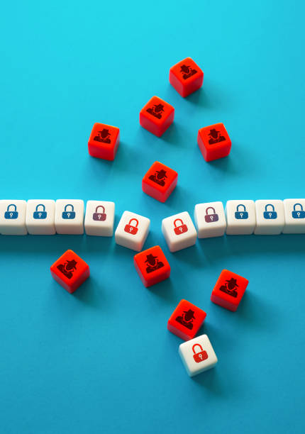istock Hostile agents broke through the defense system. 1454703765