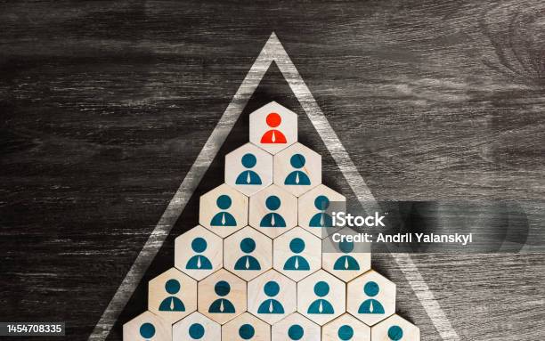 The Leader Gathers A Strong Force Under Him Stock Photo - Download Image Now - Responsibility, Hierarchy, Guidance