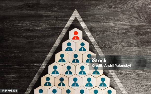 The Leader Gathers A Strong Force Under Him Stock Photo - Download Image Now - Hierarchy, Guidance, Responsibility