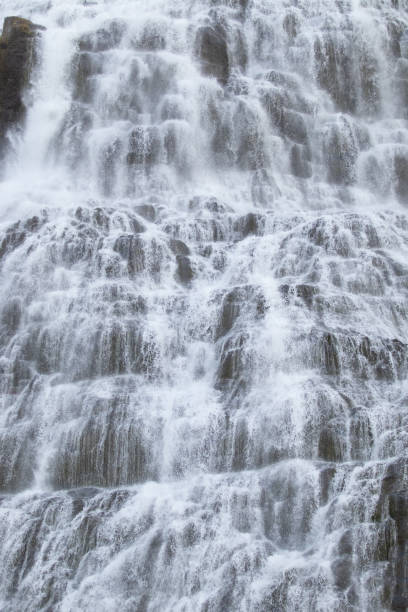 istock Dynjandi Waterfall Water Texture. Beautiful Pure Nature in Iceland. Powerful Mountain River Background. Huge Water Stream, Infinite Natural Energy. Travel Europe. Go Everywhere. High quality photo. 1454708416