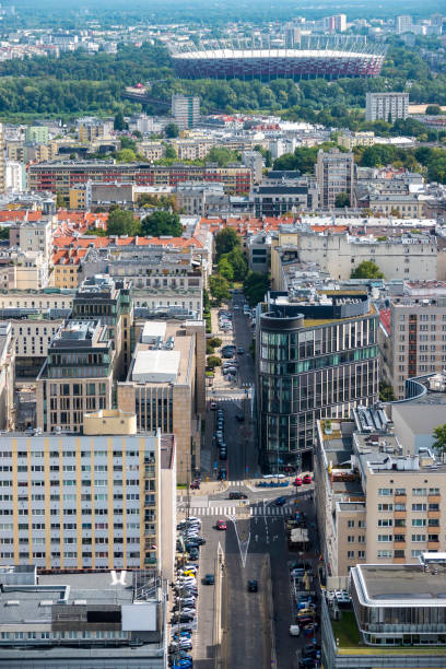 istock Warsaw city in Poland 1454710459