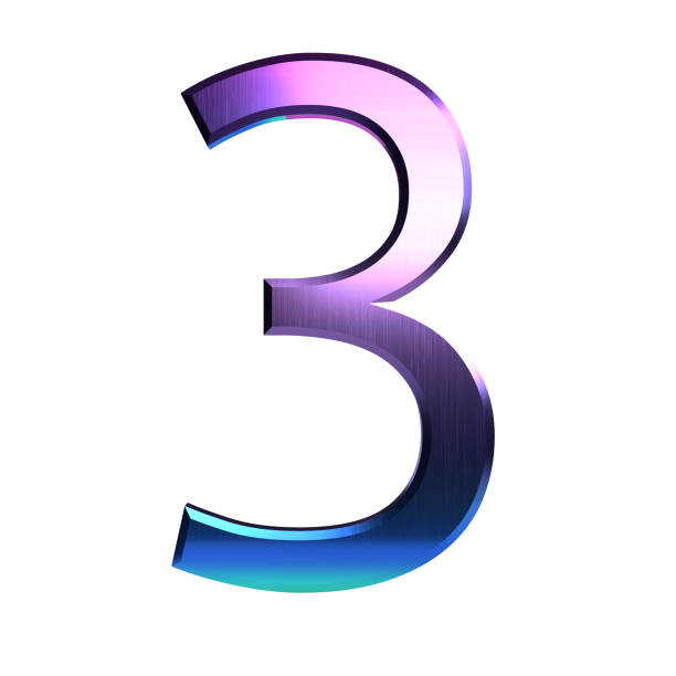 istock metal number 3d illustration. 1454715884