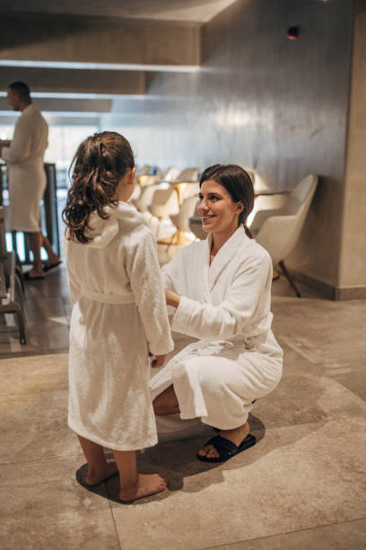 istock Family in luxury hotel 1454715888