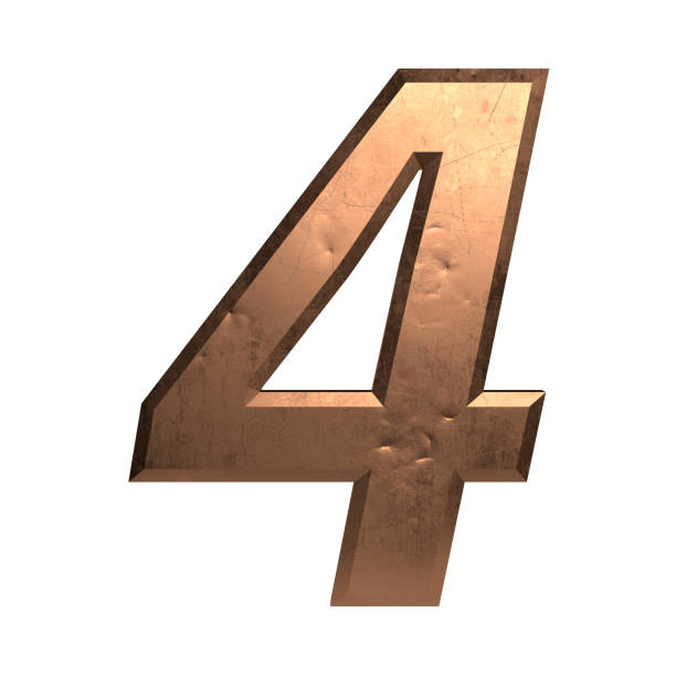istock metal number 3d illustration. 1454715911