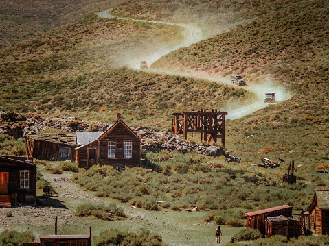 The Bodie Town from the gold rush era, is abandoned. However, homes and public places are preserved so that people can peek into the past.
