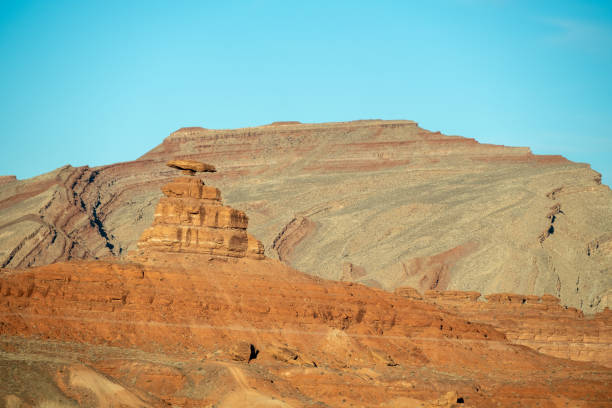 istock Mexican Hat Rock from the road, Utah, USA 1454716843