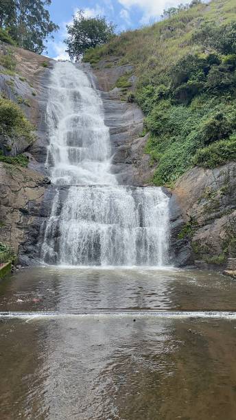 シルバーカスケード滝 - silver cascade falls ストックフォトと画像