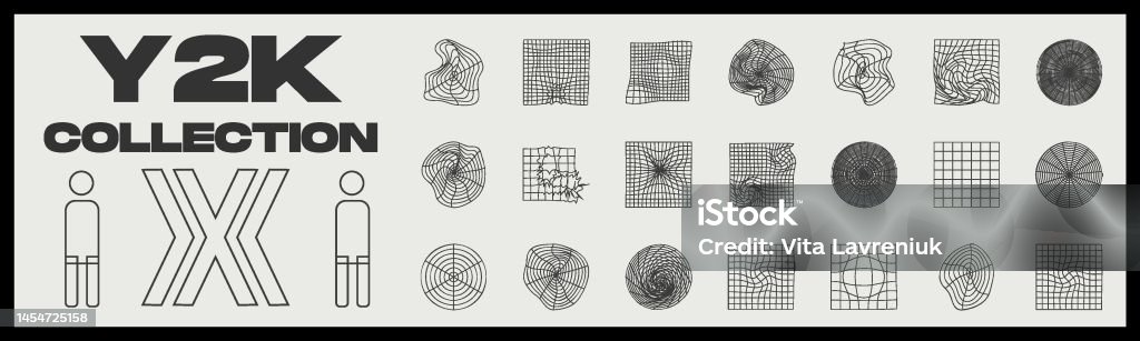 Vetores de Coleção De Elementos Y2k Grande Coleção De Símbolos Geométricos  Gráficos Abstratos Formas Abstratas Modernas e mais imagens de O Milênio -  iStock