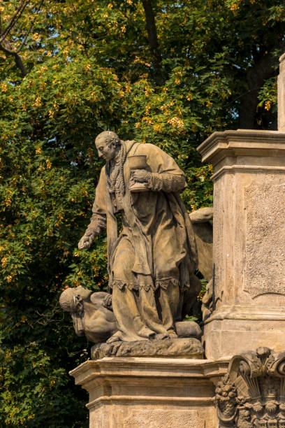 istock Marian Plague Column in Prague, Czech Republic 1454726494