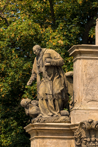 Marian Plague Column in Prague, Czech Republic