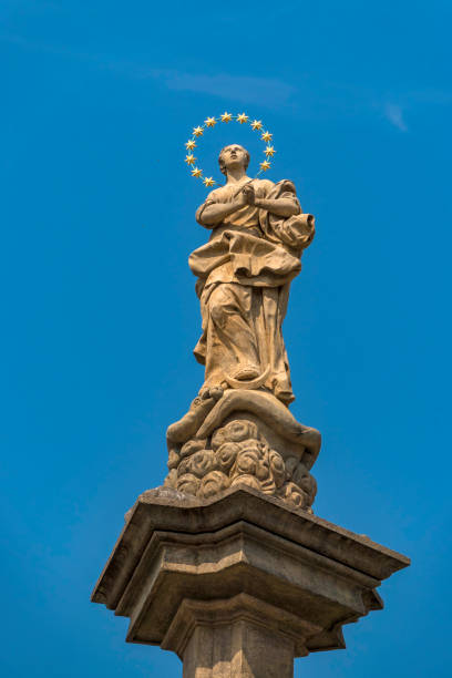 Marian Plague Column in Prague, Czech Republic