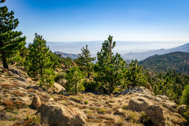 Scenic views of Santa Rosa mountains near Toro Peak in Southern California.