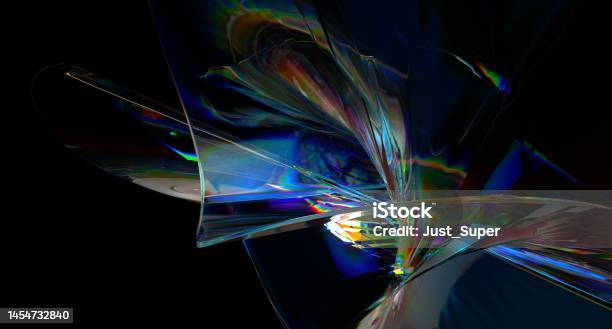 Abstract Shape Dispersion Pattern Abstract Transparent Geometry With Dispersion Effect Detailed ...