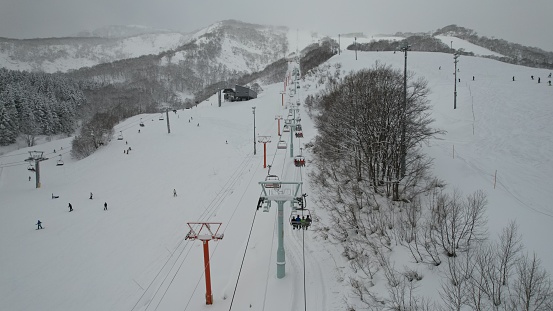 Niseko, Japan - December 15, 2022: The Winter Season in Niseko Hokkaido