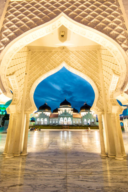 istock The Gate of Baiturrahman Grand Mosque 1454735389