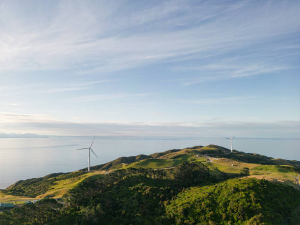 istock Windmill farm green energy . 1454741218