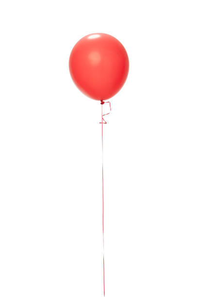 istock Red colour Balloon isolated on white 1454747734